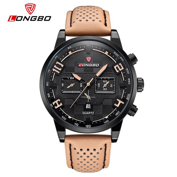 wristwatches longbo mens watches quartz watch men sport military genuine leather waterproof relogio masculino 2021, Slivery;brown
wristwatches longbo mens watches quartz watch men sport military genuine leather waterproof relogio masculino 2021, Slivery;brown