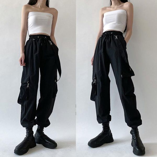 women's pants & capris summer womens fashion plus size black vintage streetwear high waist drawstring sweatpants strap decoration jogge, Black;white
women's pants & capris summer womens fashion plus size black vintage streetwear high waist drawstring sweatpants strap decoration jogge, Black;white