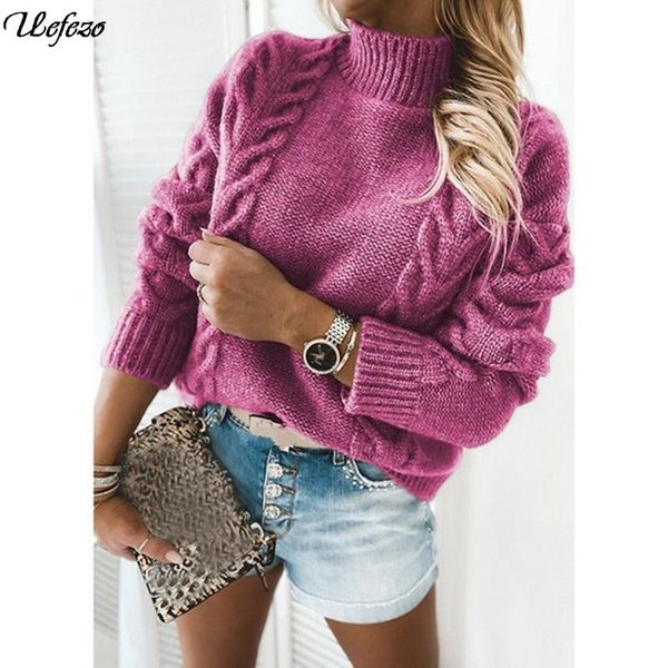 uefezo twist turtlenecks sweaters for women fashion slim cropped jumpers knitwear autumn fashion solid pullover female basic, White;black
uefezo twist turtlenecks sweaters for women fashion slim cropped jumpers knitwear autumn fashion solid pullover female basic, White;black