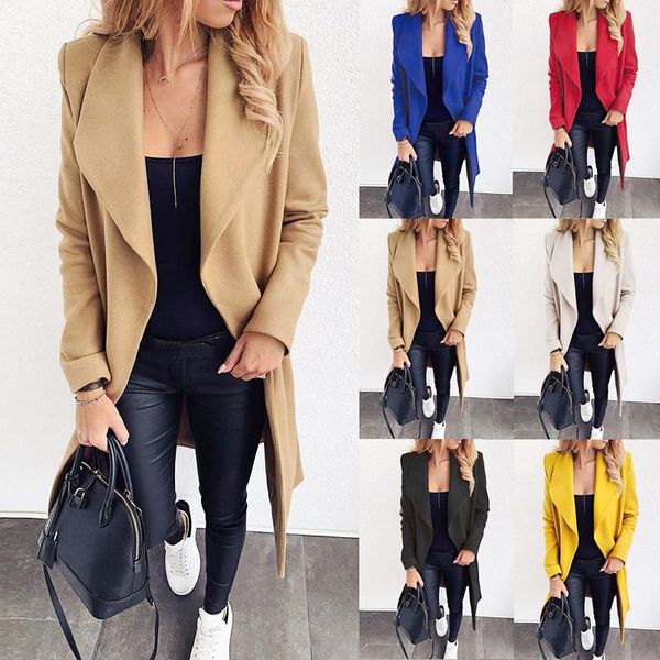 women's wool & blends beige jacket woman winter coats autumn casual slim ladies long coat with belt thick female oversize elegant outwe, Black
women's wool & blends beige jacket woman winter coats autumn casual slim ladies long coat with belt thick female oversize elegant outwe, Black
