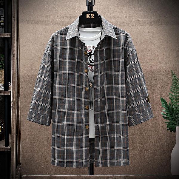 men's casual shirts 2021 fabric cotton excellent comfortable loose button collar business men plaid shirt size 4xl clothes, White;black
men's casual shirts 2021 fabric cotton excellent comfortable loose button collar business men plaid shirt size 4xl clothes, White;black