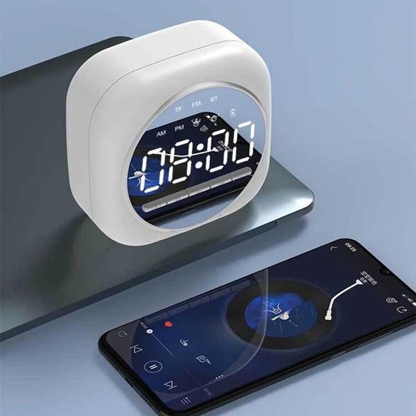 other clocks & accessories multifunction alarm clock bluetooth speaker with fm radio led mirror snooze wireless subwoofer music player table
other clocks & accessories multifunction alarm clock bluetooth speaker with fm radio led mirror snooze wireless subwoofer music player table