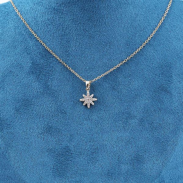 pendant necklaces clavicle chain necklace with crystal eight pointed star pozi fashion brand jewelry gift for women, Silver
pendant necklaces clavicle chain necklace with crystal eight pointed star pozi fashion brand jewelry gift for women, Silver
