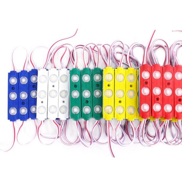 100pcs/lot 3 leds injection led module smd5730 lens 160 degree 12v waterproof constant current advertising light
100pcs/lot 3 leds injection led module smd5730 lens 160 degree 12v waterproof constant current advertising light