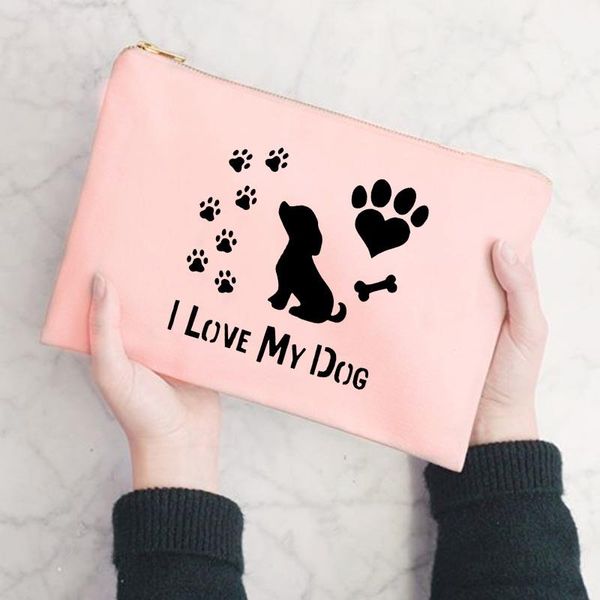storage bags i love my dog print tampon bag cute sanitary pad pouches portable makeup lipstick key earphone data cables organizer
storage bags i love my dog print tampon bag cute sanitary pad pouches portable makeup lipstick key earphone data cables organizer