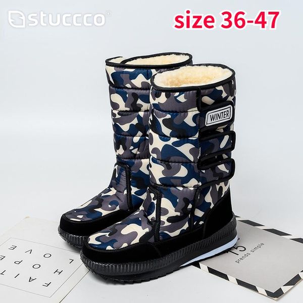 boots winter women camouflage plus size platform high-tube waterproof snow warm cotton shoes thigh high unisex, Black
boots winter women camouflage plus size platform high-tube waterproof snow warm cotton shoes thigh high unisex, Black