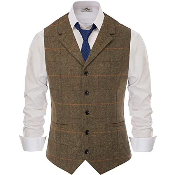 men's vests suit vest lapel wool tweed striped/lattice herringbone silm fit for daily formal casual clothing 2021, Black;white
men's vests suit vest lapel wool tweed striped/lattice herringbone silm fit for daily formal casual clothing 2021, Black;white