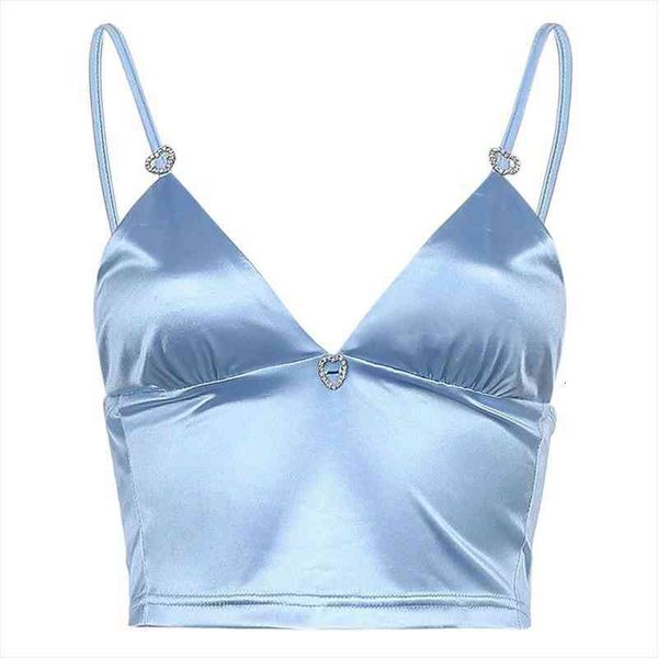 seasons v neck sleeveless satin crop tees summer brown y2k spaghetti strap cami fashion streetwear asve82490, White
seasons v neck sleeveless satin crop tees summer brown y2k spaghetti strap cami fashion streetwear asve82490, White