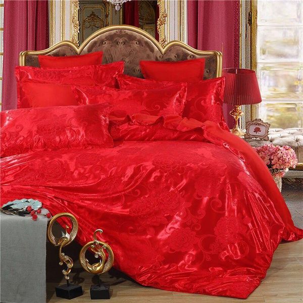 luxury red suitable for wedding bed linens pillowcase duvet cover set for bedroom spring bed set bedclothes
luxury red suitable for wedding bed linens pillowcase duvet cover set for bedroom spring bed set bedclothes