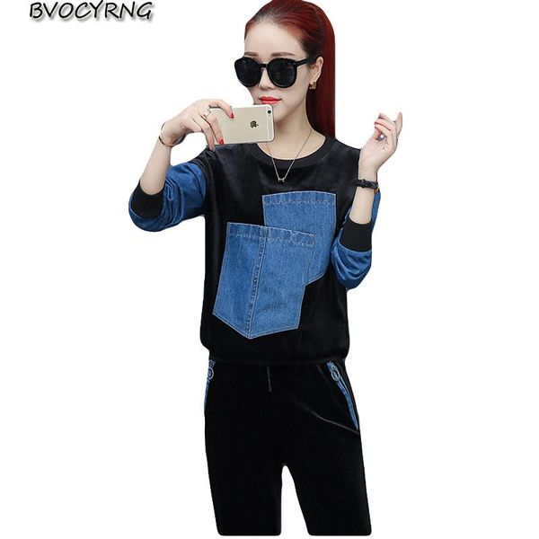 women's suits & blazers 2021 spring autumn woman clothing o-neck + long pants 2 pieces female leisure suit sportswear trac, White;black
women's suits & blazers 2021 spring autumn woman clothing o-neck + long pants 2 pieces female leisure suit sportswear trac, White;black