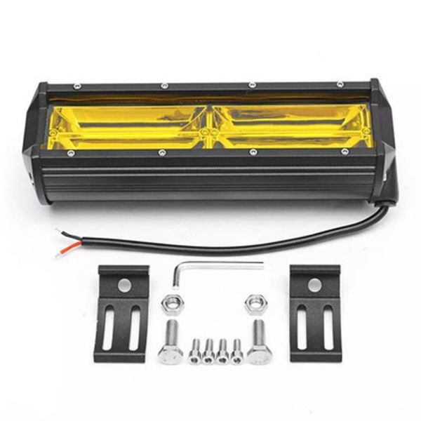 working light waterproof led work yellow 144w 6000k bar car lamp point flooding