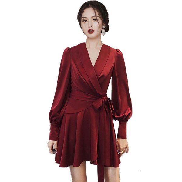 casual dresses fashion brand v-neck red dress women autumn elegant temperament bandage long sleeve slim ladies party vestido, Black;gray
casual dresses fashion brand v-neck red dress women autumn elegant temperament bandage long sleeve slim ladies party vestido, Black;gray