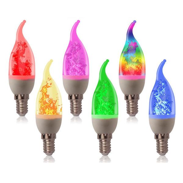 bulbs e14 e27 flame bulb lamp multicolor led effect simulated fire light flickering emulation decor party lighting
bulbs e14 e27 flame bulb lamp multicolor led effect simulated fire light flickering emulation decor party lighting