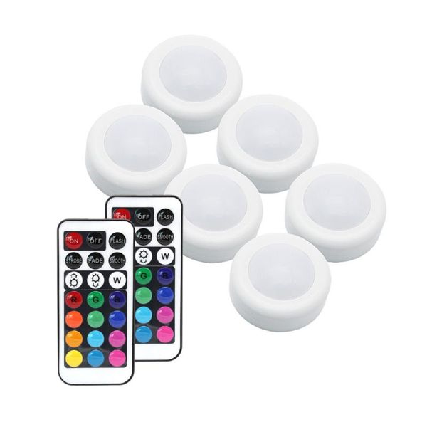 new led cabinet lamps 12 colors wireless remote led puck lights rgbw dimmable touch sensor for wardrobe stair hallway lighting 
new led cabinet lamps 12 colors wireless remote led puck lights rgbw dimmable touch sensor for wardrobe stair hallway lighting