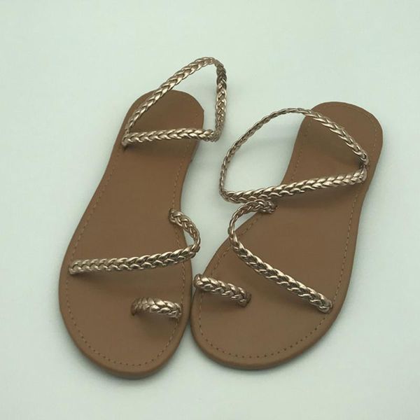fashion hollowed comfortable weaven daily summer pu leather flat heel round head gifts women sandals, Black
fashion hollowed comfortable weaven daily summer pu leather flat heel round head gifts women sandals, Black