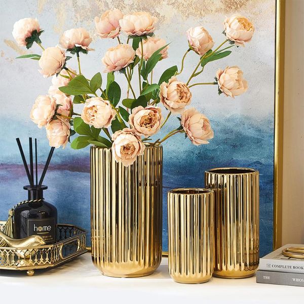 vases creative deskvase gift ceramic decoration modern living room gold office ornaments
vases creative deskvase gift ceramic decoration modern living room gold office ornaments