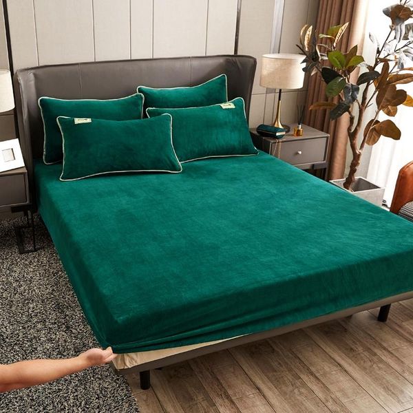 sheets & sets milk velvet fitted sheet, autumn and winter warm bedspread, one piece, all wrapped in a circle of rubber band, solid color
sheets & sets milk velvet fitted sheet, autumn and winter warm bedspread, one piece, all wrapped in a circle of rubber band, solid color