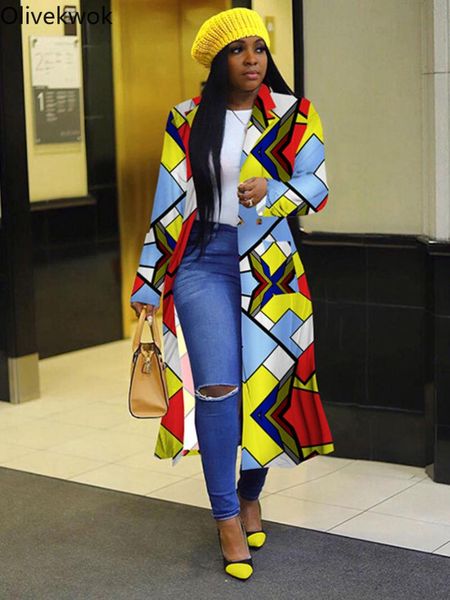 women's jackets olivekwok 2021 woman fashion print geometric coats long sleeve plaid notched fall streetwear casual outerwear, Black;brown
women's jackets olivekwok 2021 woman fashion print geometric coats long sleeve plaid notched fall streetwear casual outerwear, Black;brown