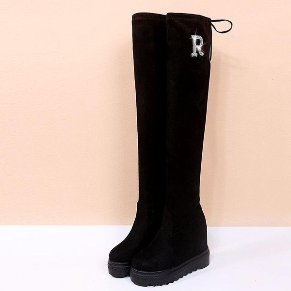 boots 2021 women over the knee high lady stripper long 12cm heels wedges platform thigh winter plush warm snow shoes, Black
boots 2021 women over the knee high lady stripper long 12cm heels wedges platform thigh winter plush warm snow shoes, Black