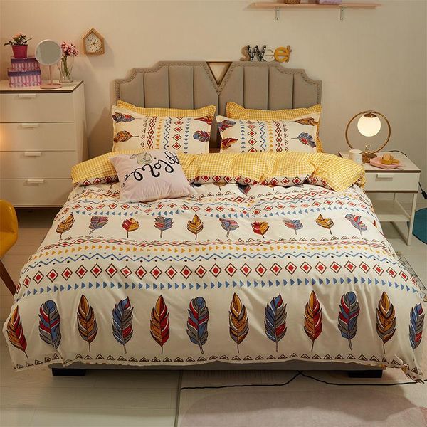 bedding sets soft set flat sheet plaid duvet cover pillowcase single double king quilt covers bed linen bedclothes
bedding sets soft set flat sheet plaid duvet cover pillowcase single double king quilt covers bed linen bedclothes