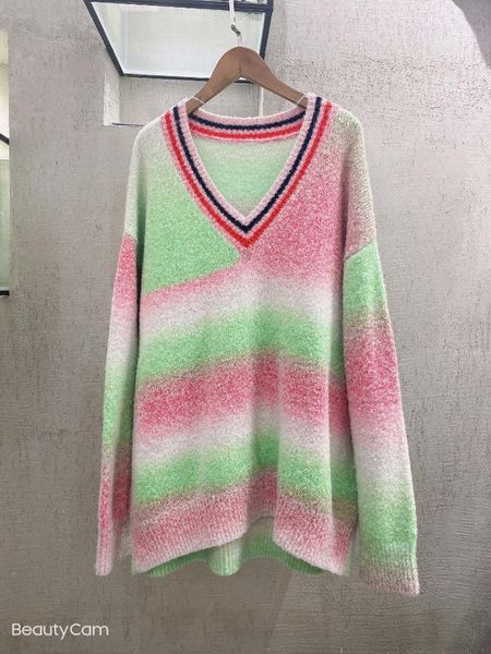 women's sweaters ladies 2021 fashion long sleeve casual gradient color cashmere sweater 1203, White;black
women's sweaters ladies 2021 fashion long sleeve casual gradient color cashmere sweater 1203, White;black