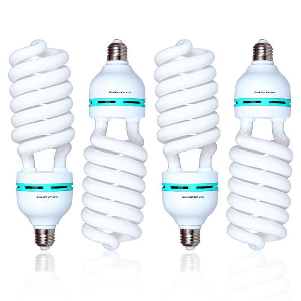 4pcs 135w 5500k light bulb cfl balance daylight for pgraphy p video studio lighting
4pcs 135w 5500k light bulb cfl balance daylight for pgraphy p video studio lighting