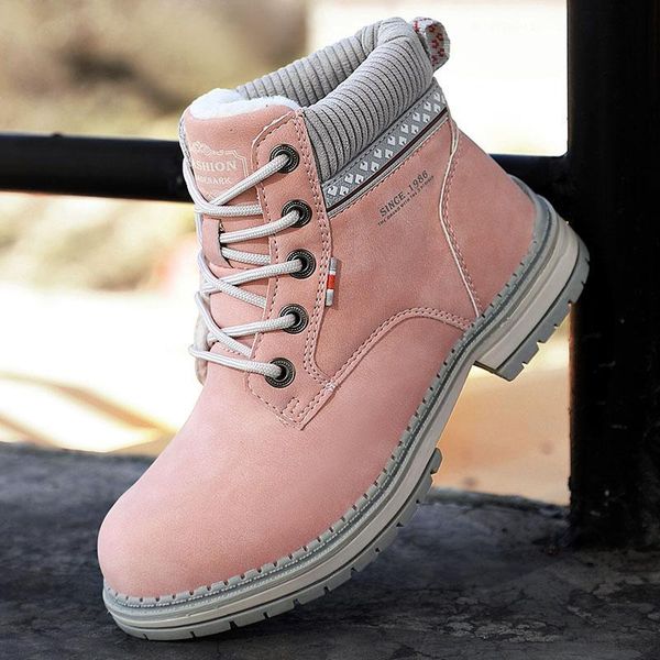 boots winter women warm plus fur snow work shoes female pu leather lace-up ankle military botas de mujer, Black
boots winter women warm plus fur snow work shoes female pu leather lace-up ankle military botas de mujer, Black