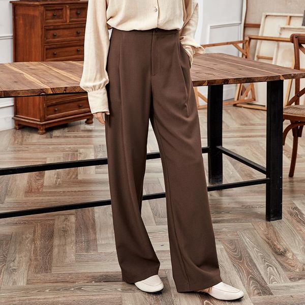 2021new fashion women's autumn casual loose high-waist wide-leg trousers all-match suit pockets with trousers straight-leg pants, Black;white
2021new fashion women's autumn casual loose high-waist wide-leg trousers all-match suit pockets with trousers straight-leg pants, Black;white