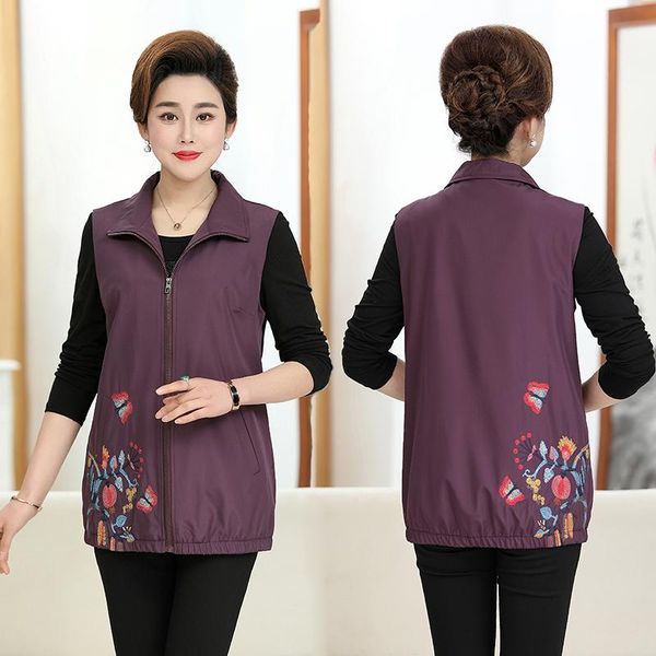 women's vests middle-aged women vest spring autumn loose printing shoulder plus size jackets for 4xl 5xl, Black;white
women's vests middle-aged women vest spring autumn loose printing shoulder plus size jackets for 4xl 5xl, Black;white