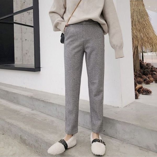 new 2021 winter wool blended women's wear autumn high waist casual wide leg work pants c 8ulo, Black;white
new 2021 winter wool blended women's wear autumn high waist casual wide leg work pants c 8ulo, Black;white