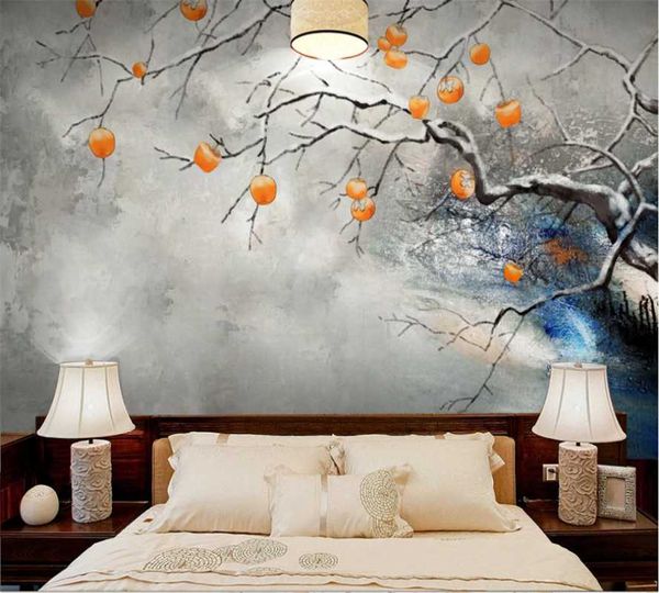 custom 3d wallpaper mural new chinese background wall persimmon ruyi hand-painted ink tree tv background wall
custom 3d wallpaper mural new chinese background wall persimmon ruyi hand-painted ink tree tv background wall