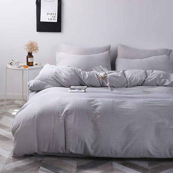 washed cotton four-piece set 100% nude sleeping super soft small fresh student three-piece bedding solid color four-piece set
washed cotton four-piece set 100% nude sleeping super soft small fresh student three-piece bedding solid color four-piece set