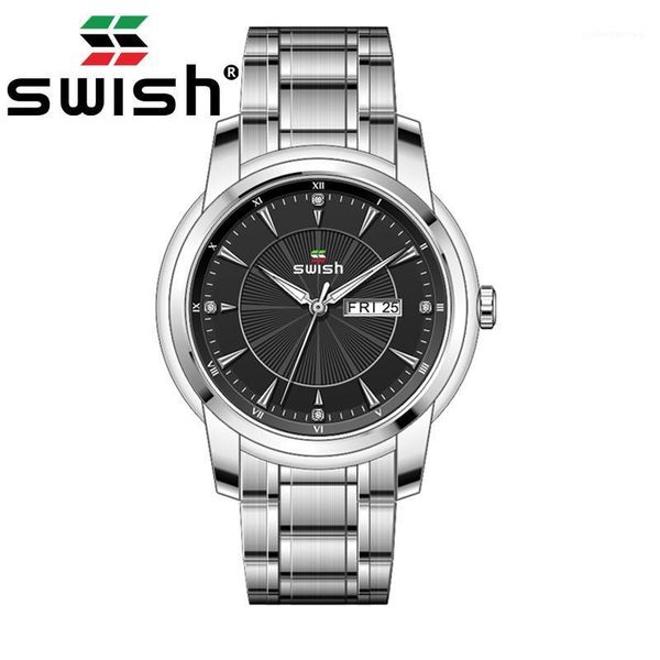 wristwatches swish auto date quartz watch for men 2021 stainless steel sport military watches fashion business luminous wristwatch male relo, Slivery;brown
wristwatches swish auto date quartz watch for men 2021 stainless steel sport military watches fashion business luminous wristwatch male relo, Slivery;brown
