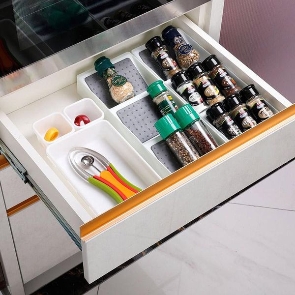 storage bottles & jars kitchen spice rack drawer non-skid 3 grids organizers for seasonings bdf99
storage bottles & jars kitchen spice rack drawer non-skid 3 grids organizers for seasonings bdf99