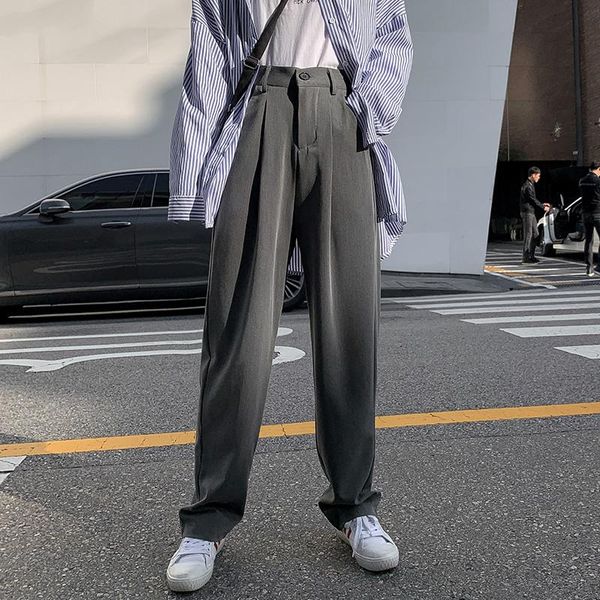 women's pants & capris women suit spring office lady long trousers 2021 autumn solid loose high waist pant vestodo female, Black;white
women's pants & capris women suit spring office lady long trousers 2021 autumn solid loose high waist pant vestodo female, Black;white