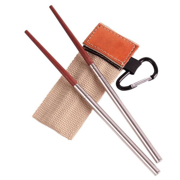 outdoor camping picnic folding chopsticks retractable chopsticks folding tableware set with pouch
outdoor camping picnic folding chopsticks retractable chopsticks folding tableware set with pouch
