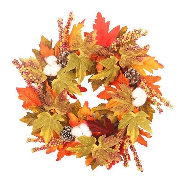 decorative flowers & wreaths fall artificial wreath with grapevine base, real pinecones, faux berries and cotton for front door d
decorative flowers & wreaths fall artificial wreath with grapevine base, real pinecones, faux berries and cotton for front door d