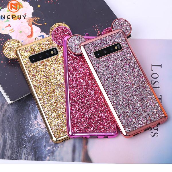 rhinestone glitter bling 3d mouse ear phone case for galaxy s6 s7 edge s8 s9 s10 e plus soft silicone plating back cover
rhinestone glitter bling 3d mouse ear phone case for galaxy s6 s7 edge s8 s9 s10 e plus soft silicone plating back cover