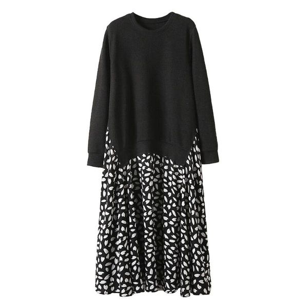 casual dresses jaycosin women's dress winter loose fake two-piece floral print fashion female knit long length autumn, Black;gray
casual dresses jaycosin women's dress winter loose fake two-piece floral print fashion female knit long length autumn, Black;gray
