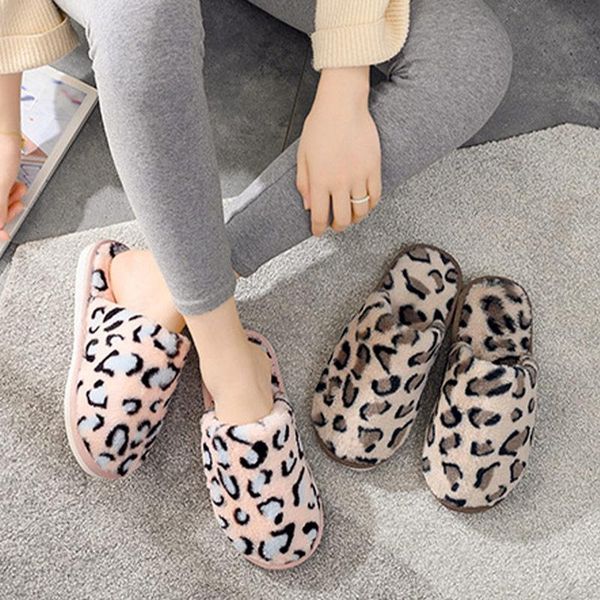 slippers women's flat cotton female leopard pattern short plush slides ladies indoor leisure keep warm shoes plus size 36-45, Black
slippers women's flat cotton female leopard pattern short plush slides ladies indoor leisure keep warm shoes plus size 36-45, Black