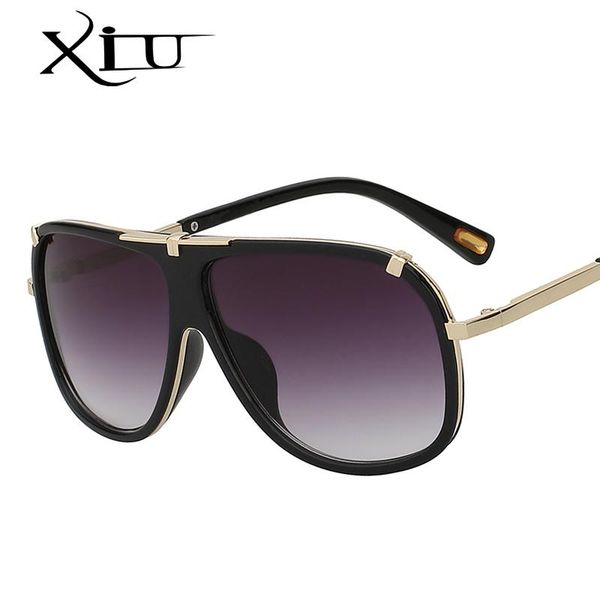 sunglasses xiu gradient lens fashion glasses men women brand designer female uv400, White;black
sunglasses xiu gradient lens fashion glasses men women brand designer female uv400, White;black