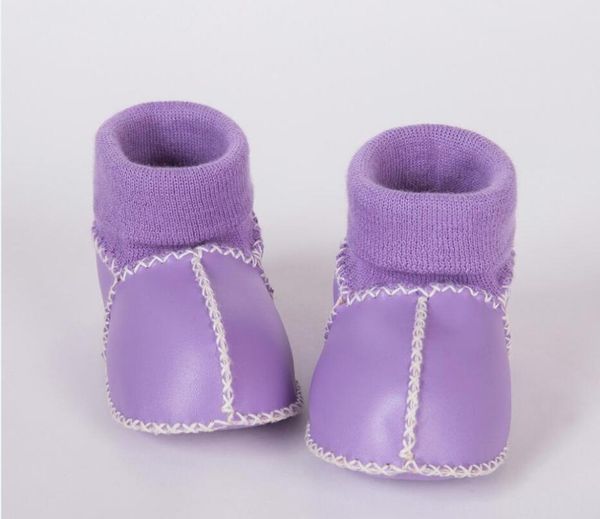 first walkers arrival children's winter warm shoes pu leather pur baby moccasins kids born toddler super sock boots
