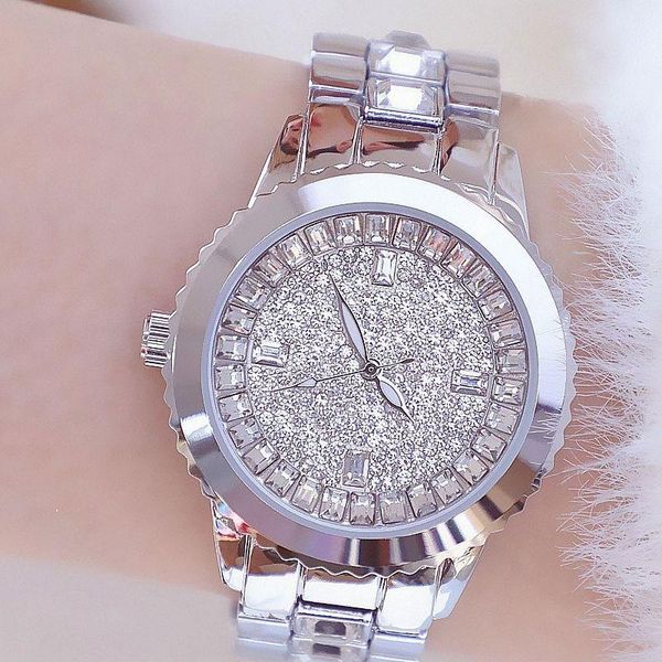 wristwatches 2021 luxury for women's watches all diamond silver waterproof female quartz stainless steel bracelet, Slivery;brown
wristwatches 2021 luxury for women's watches all diamond silver waterproof female quartz stainless steel bracelet, Slivery;brown