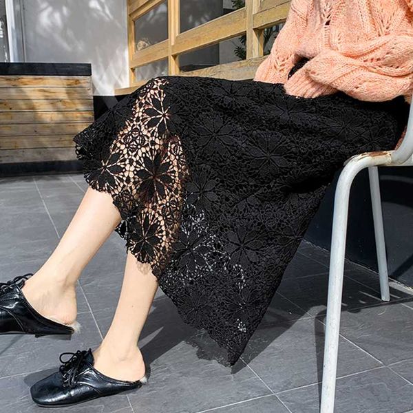 skirts solid color black jacquard long lace female korean style vintage high-waisted women's clothes lady trendy 2021 d0621
skirts solid color black jacquard long lace female korean style vintage high-waisted women's clothes lady trendy 2021 d0621