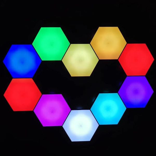 6pcs wall lamp rgb creative touch hexagonal adjustable light usb charging remote control led timer night light
6pcs wall lamp rgb creative touch hexagonal adjustable light usb charging remote control led timer night light