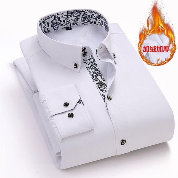 men's dress shirts 2021 plus velvet thick long-sleeved shirt young and middle-aged business casual blue white porcelain warm, White;black
men's dress shirts 2021 plus velvet thick long-sleeved shirt young and middle-aged business casual blue white porcelain warm, White;black