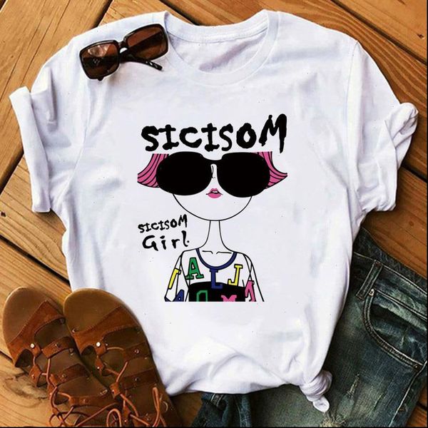 women t shirt fashion girl printed vogue vintage female printedcute tshirt ladies clothes t shirt shirts, White
women t shirt fashion girl printed vogue vintage female printedcute tshirt ladies clothes t shirt shirts, White