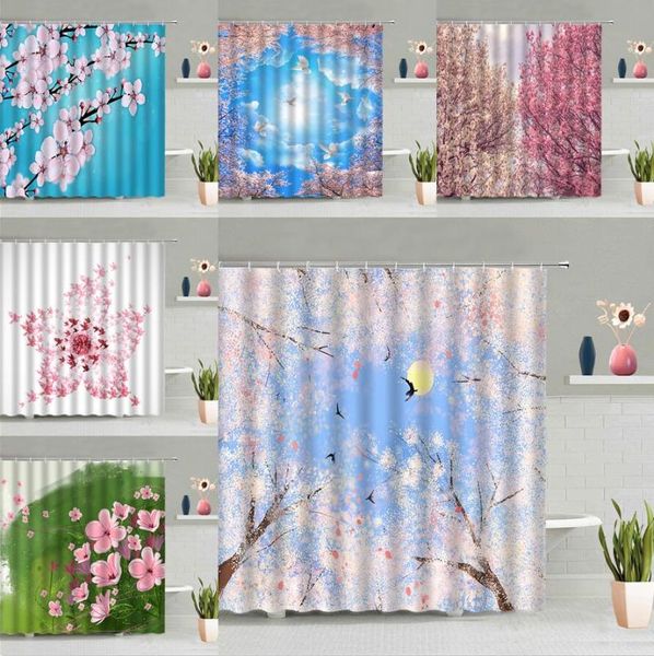 pink cherry blossoms shower curtain spring flower tree curtains plant floral printed bathroom decor girl room bath screen fabric
pink cherry blossoms shower curtain spring flower tree curtains plant floral printed bathroom decor girl room bath screen fabric