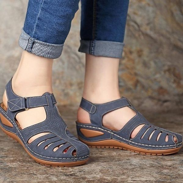 2021 new summer sandals women flat ladies comfortable ankle hollow round toe sandals soft sole shoes sandalias mujer 2021, Black
2021 new summer sandals women flat ladies comfortable ankle hollow round toe sandals soft sole shoes sandalias mujer 2021, Black