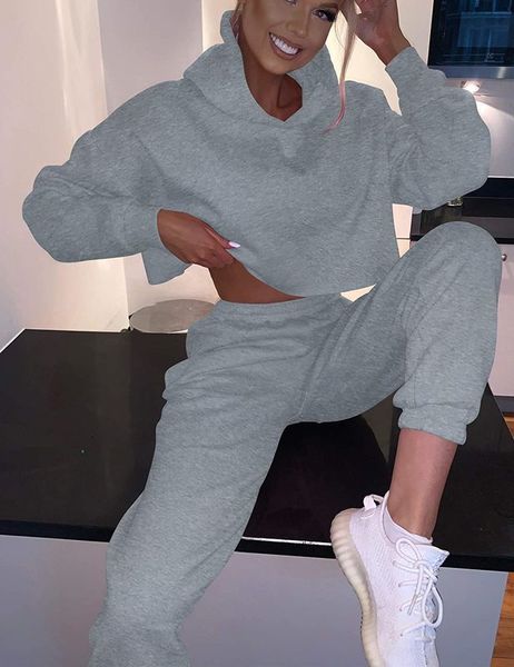 women casual loss training packages 2 piece sets retrieve hoodies hooded sweatshirts sweatpant harem broek outfit jogger pak, Gray
women casual loss training packages 2 piece sets retrieve hoodies hooded sweatshirts sweatpant harem broek outfit jogger pak, Gray